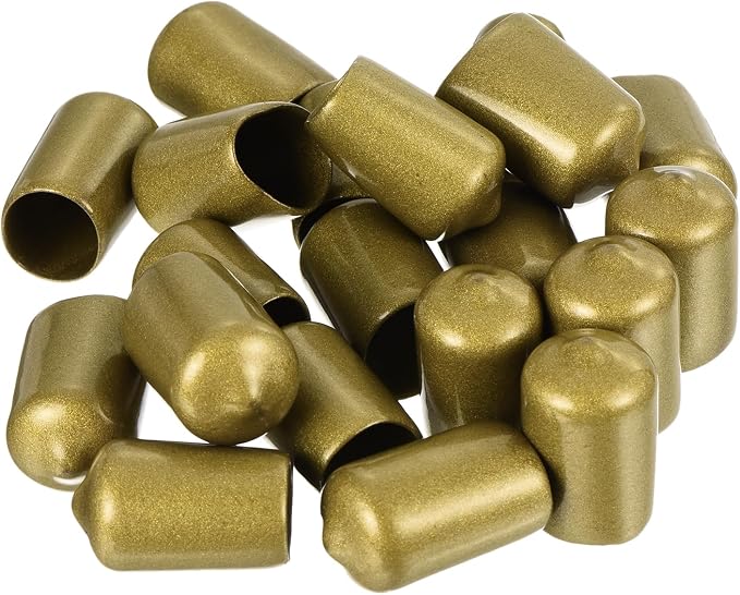 uxcell 20pcs Rubber End Caps 13.5mm ID Vinyl Round Tube Bolt Cap Cover Thread - Image 4