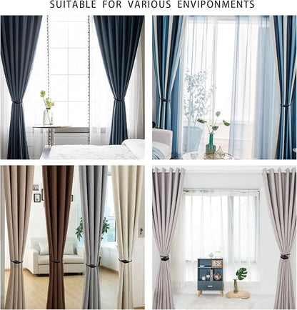 2 PCS Magnetic Curtain Tiebacks, European Style Convenient Drape Tie Backs - Image 5