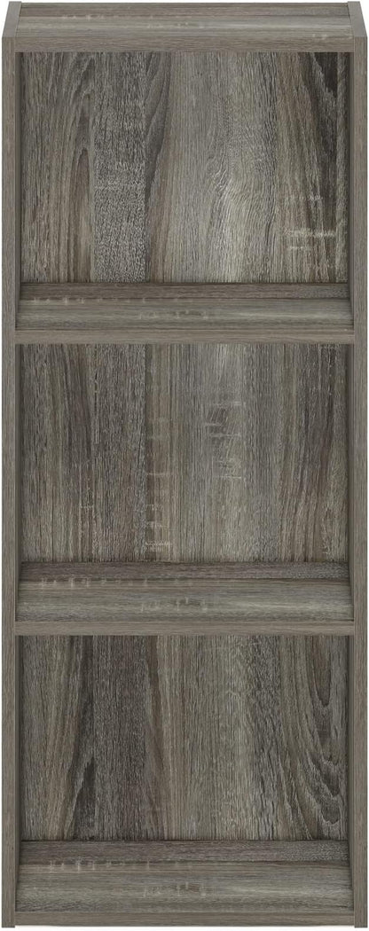 Furinno LUDER Book Shelf, 3-Cube Bookshelf, Bookcase - Image 8