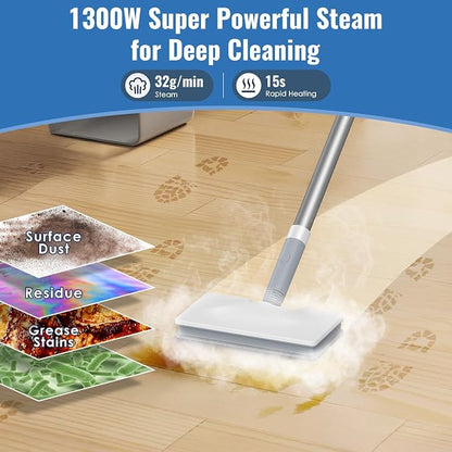 FEPPO Steam Mop & Handheld Steam Cleaner - Image 3