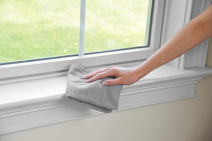 Rubbermaid All Purpose Microfiber Cleaning Cloth Towels, Non-Scratch, - Image 8