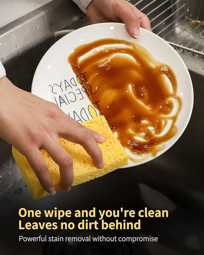 Kitchen Sponges, Heavy Duty Scrub Kitchen Sponge, Clean Tough Messes Without - Image 3