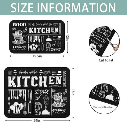 Dish Drying Mat for Kitchen Counter 2 Pack - Image 5