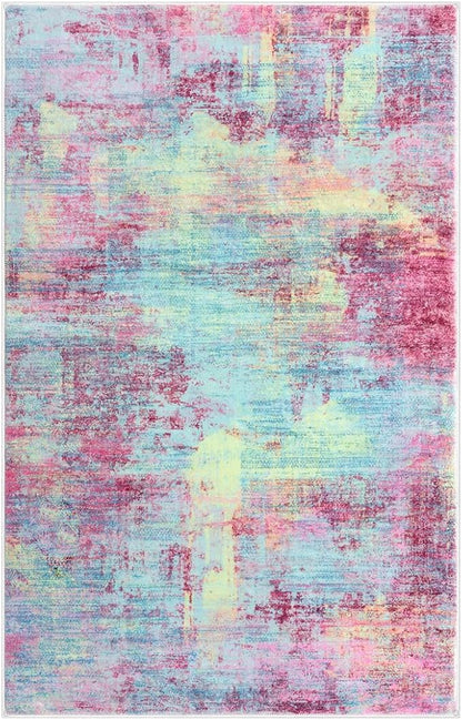 IOHOUZE Abstract Area Rug 3x5 Ft Washable Rugs - Image 9