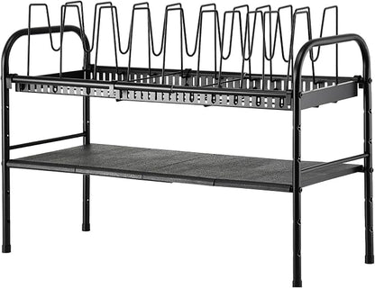 HULISEN Pots and Pans Organizer Under Cabinet, Expandable 2-Tier Pots and Pans - Image 7