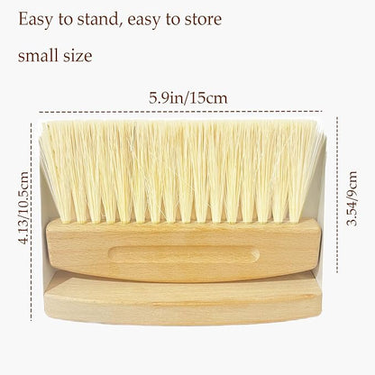 Mini Broom and Dustpan Set Small Metal Dustpan and Brush Set Hand Whisk Broom - Image 9