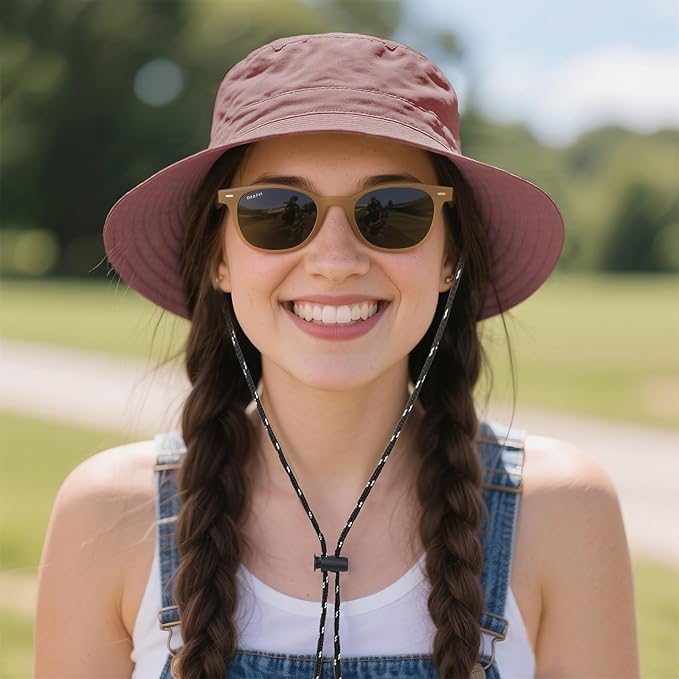 Durio Waterproof Bucket Hats for Woman UPF 50+ Sun Hat UV Protection Packable Rain Hats for Women Lightweight Hiking Hat