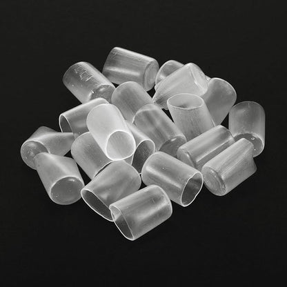 uxcell 20pcs Rubber End Caps Protective Caps 13mm ID Vinyl PVC Round Tube Bolt - Image 4