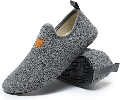 Adult Indoor House Slippers Socks Lightweight Non Slip Grip House Home Shoes - Image 2