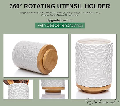 Extra Large 360° Rotating Utensil Holder - Image 8