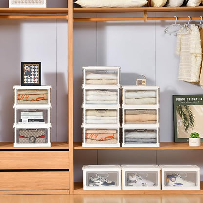 Stackable Plastic Storage Bins - Image 2