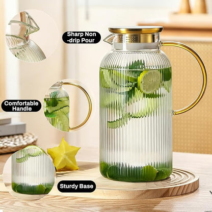 Buaic 2 PACK Glass Pitcher - Image 3