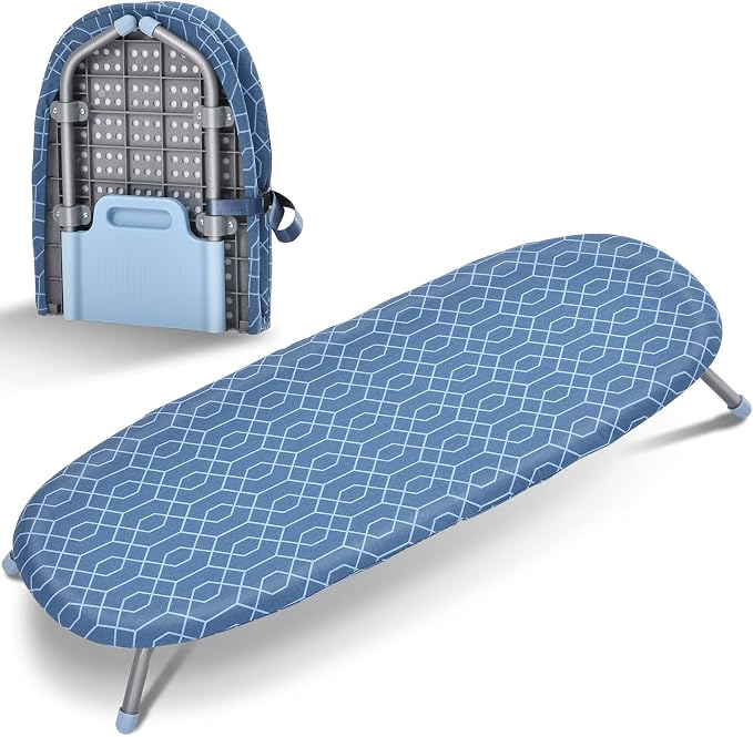 APEXCHASER Foldable Ironing Board, Tabletop Small Ironing Board by APEXCHASER