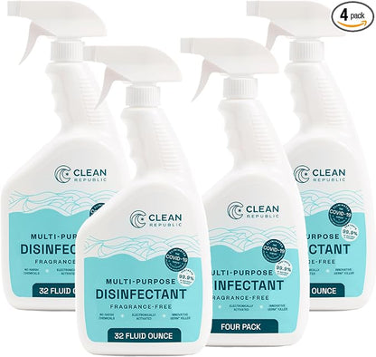 Clean Republic Multi-Purpose Disinfectant, Cleaning Spray, 32 Fluid Ounce Bottle by CleanRepublic