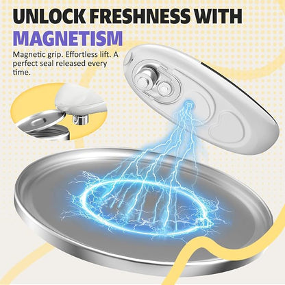 Handsfree One Touch Electric Can Opener, Smooth Edge Automatic Can Opener Fits - Image 5