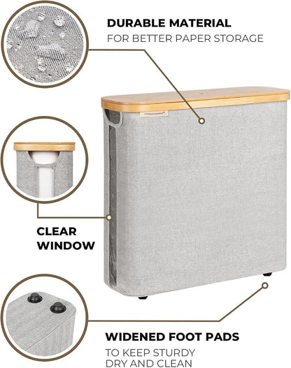 StorageWorks Large Toilet Paper Storage - Image 3