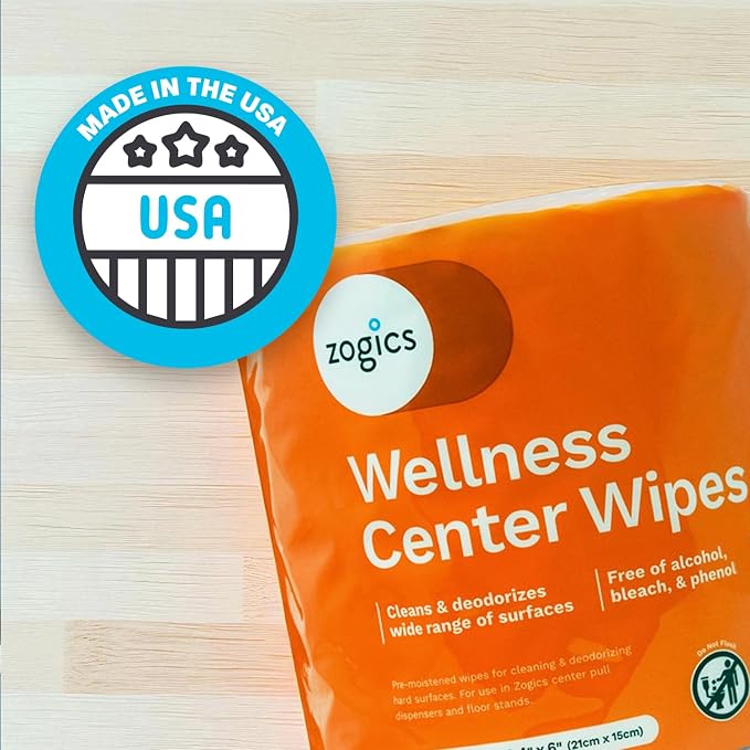 Zogics Wellness Center Cleaning Wipes – Gym Wipes - Image 3