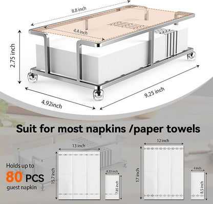 Update Bathroom Paper Towel Holder Bathroom Guest Towel Holder Tray - Image 2