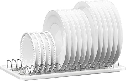 Simple Houseware Stainless Steel Plate Drying Rack - Image 6