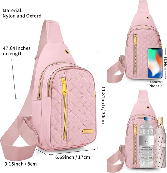 Small Sling Bag For Women Men Casual Crossbody Sling Backpack