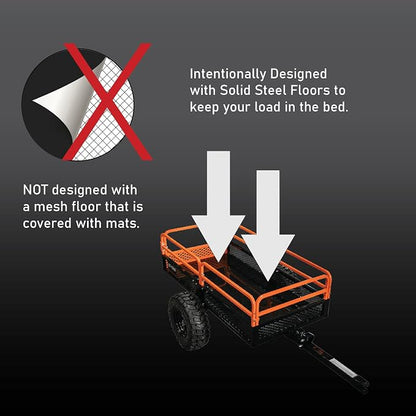 Impact IMPLEMENTS® 1500lb Utility Cart Cargo Trailer - Image 2
