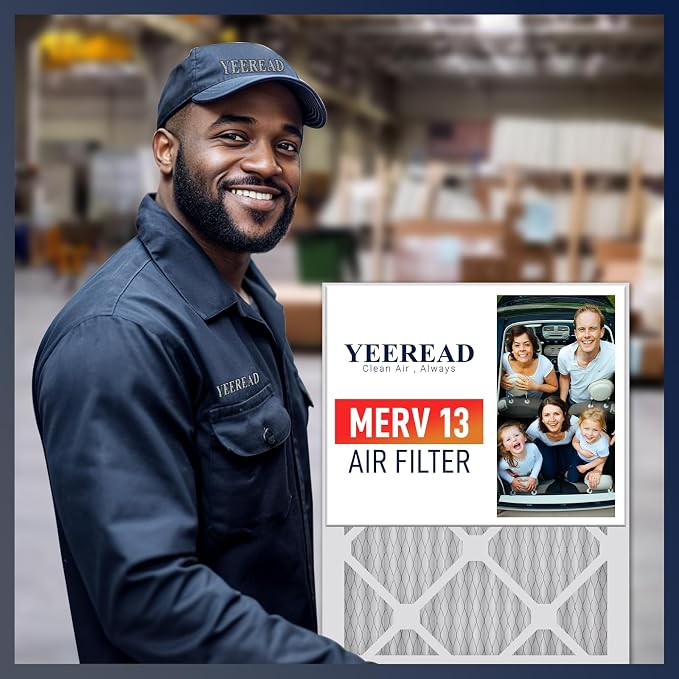 14x18x1 MERV 13 Air Filters, Actual Size: 13.7" x 17.7" x 0.75", Pleated Design - Image 6