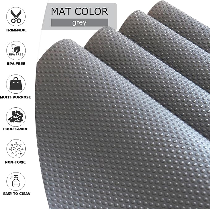 10Pcs Refrigerator Liners, Washable Fridge Liner Shelf Mats Refrigerator Pads - Image 3