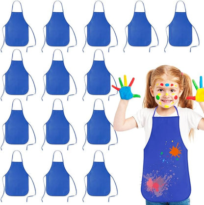 KUUQA 16/24/30/36/40Pcs Kids Apron Painting Aprons by KUUQA