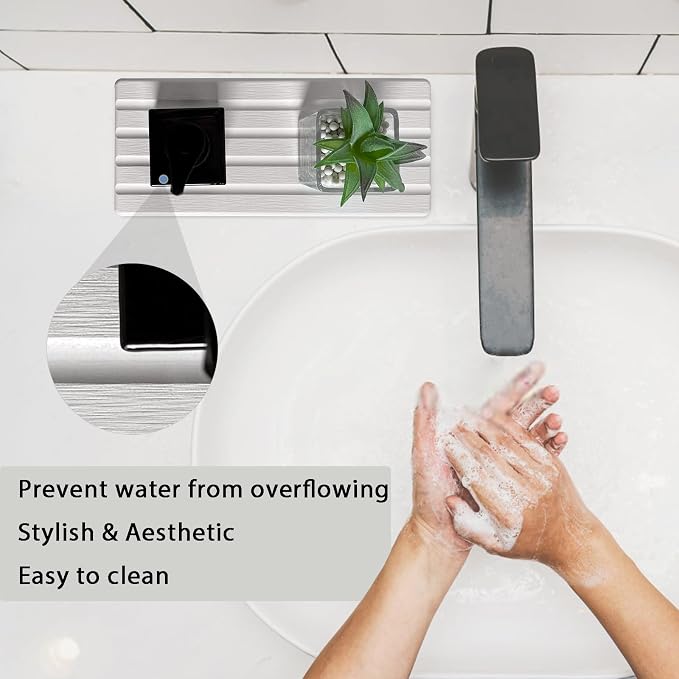 Set of 3 Diatomite Hand Soap Holder, Water Absorbing Stone Tray - Image 6