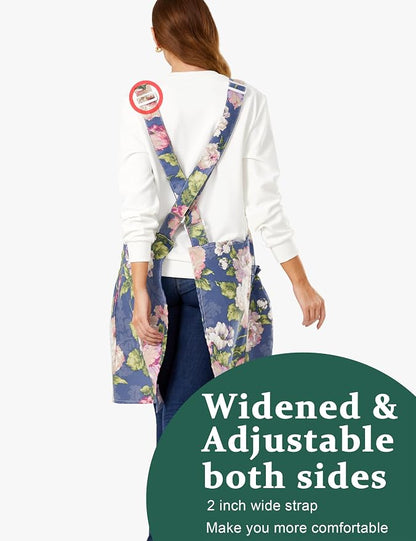 Cozy Adjustable Cross Back Aprons - Image 3