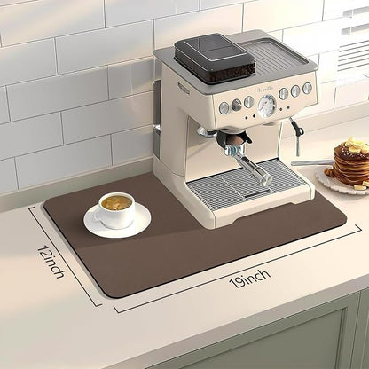 Bloss Coffee Mat, Bar Mat, Hide Stain Absorbent Drying Mat - Image 8
