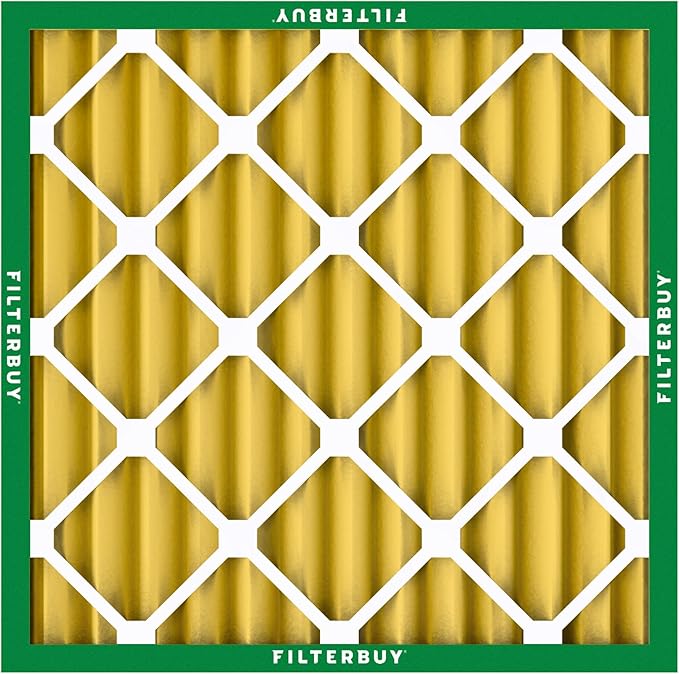 Filterbuy 24x24x2 Air Filter MERV 11 (MPR 1200) Allergen Defense Replacement (4-Pack), Electrostatic Pleated HVAC AC Furnace Filters, Made in USA (Actual Size: 23.38 x 23.38 x 1.75)