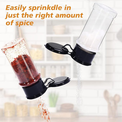 Amyhill 100 Pcs Plastic Spice Bottles Spice Jars - Image 4