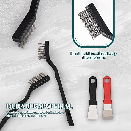 24 Pcs Mini Stainless Steel Wire Brush Set, Wire Scratch Brush - Image 7