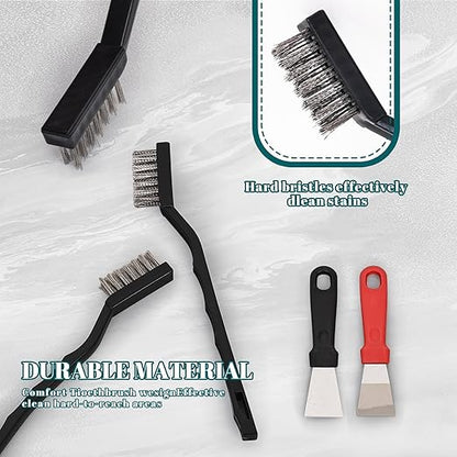 24 Pcs Mini Stainless Steel Wire Brush Set, Wire Scratch Brush - Image 7