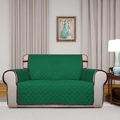 PureFit Reversible Quilted Sofa Cover, Water Resistant Slipcover Furniture - Image 2