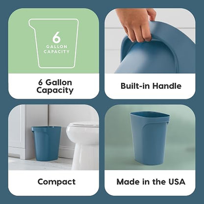 IRIS USA Small Trash Can Wastebasket - Image 3