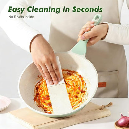 SENSARTE Nonstick Ceramic Frying Pan Skillet, 8 Inch Omelet Pan, Healthy Non - Image 4