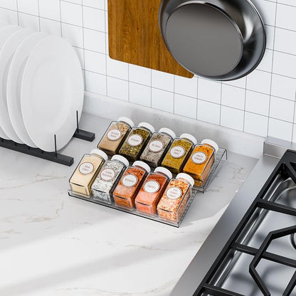 Yieach 4 Pack Adjustable Narrow Spice Rack - Image 9