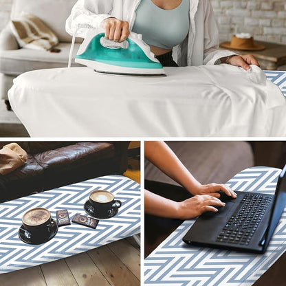 Small Tabletop Ironing Board Foldable, RAINHOL Steel Mesh Portable Iron Board - Image 7