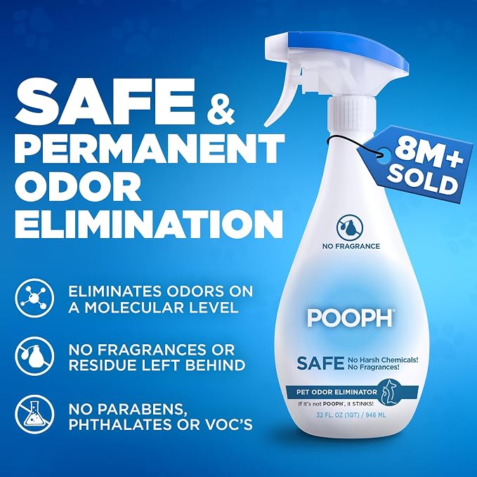 Pooph Pet Odor Eliminator, 32oz Spray, Eliminator, Deodorizer - Image 2