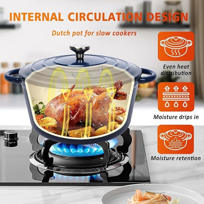Hisencn Enameled Cast Iron Cookware Set - Image 3