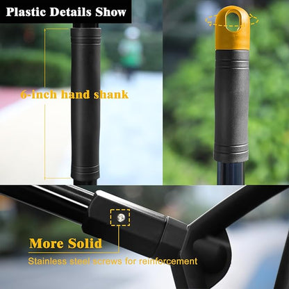 Outdoor Angle Broom Indoor, Upgraded Heavy Duty Commercial Brooms, Restaurant - Image 4