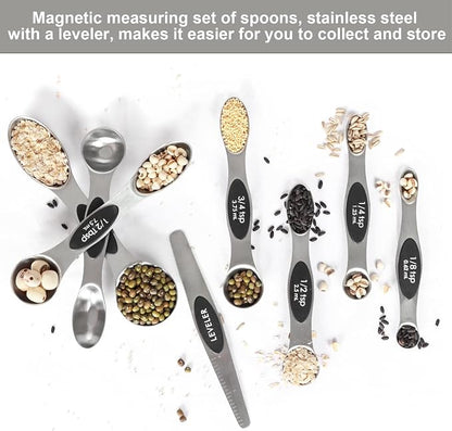 Magnetic Measuring Spoons Set - Image 3