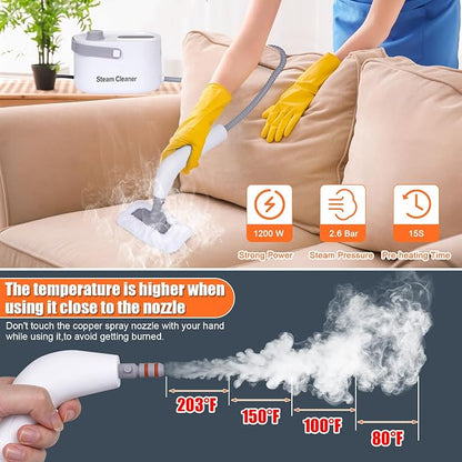 9 in 1 Handheld Steam Cleaner for Home Use, Portable Steamer for Cleaning - Image 5