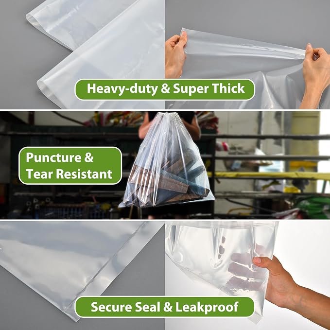 Dust Collector Bags 6pcs two-sided 7mil 19.5" diameter - Image 5