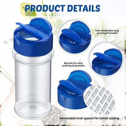 Eccliy 36 Pack 3 oz Clear Plastic Spice Jars - Image 3