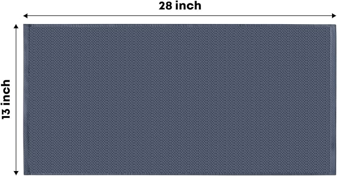 Artoid Mode 100% Cotton Beige Dark Grey Waffle Weave Kitchen Dish Cloths - Image 6