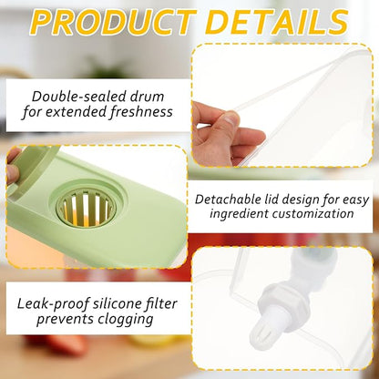 2 Pack Drink Dispenser for Fridge 1 Gallon Water Dispenser for Party Upgraded - Image 3