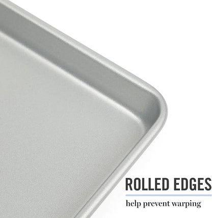 Martha Stewart Gallen 13x9 Inch Nonstick Carbon Steel Cookie Sheet - Image 5